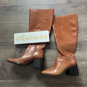 Vince Camuto Sangeti Square Toe Knee Boots NWOT